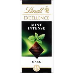 Lindt Excellence Dark Mint Intense Bar 100g 1pack