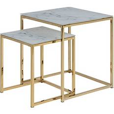 Glass Nesting Tables Nordform Kasper Nesting Table 45x45cm 2pcs