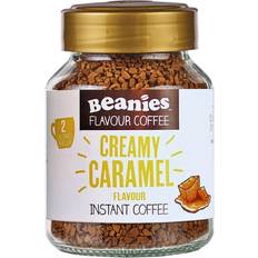 Sugar Free Instant Coffee Beanies Flavour Creamy Caramel 50g