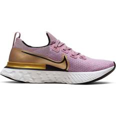 Nike React Infinity Run Flyknit W - Plum Fog/Metallic Gold/Platinum Tint/Black