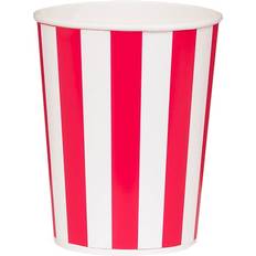 Unique Party Popcorn Box Small white/Red 4-pack
