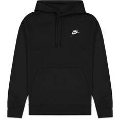 Nike L - Men Clothing Nike Sportswear Club Fleece Pullover Hoodie - Black/White