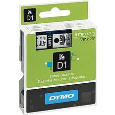 Dymo Labeling Tapes Dymo Label Cassette D1 Black on Clear 0.9cmx7m