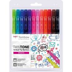 Tombow TwinTone Bright 12-pack