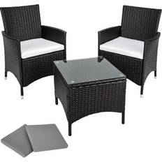 Best Bistro Sets Garden & Outdoor Furniture tectake 402862 Bistro Set, 1 Table incl. 2 Chairs