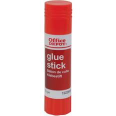 Red Paper Glue Office Depot Glue Stick Red & White 10g