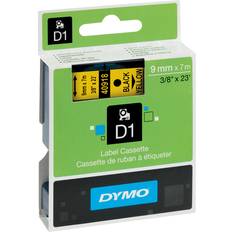 Dymo Label Cassette D1 Black on Yellow 0.9cmx7m