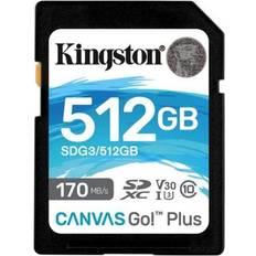 Kingston Canvas Go! Plus SDXC Class 10 UHS-I U3 V30 170/90MB/s 512GB