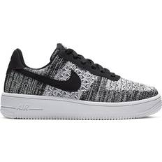 Running Shoes Children's Shoes Nike Air Force Flyknit 2.0 GS - Black/Pure Platinum/White