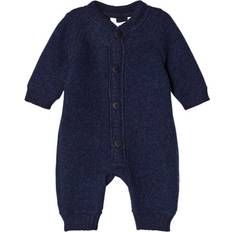 Joha Wool Jumpsuit - Navy Blue