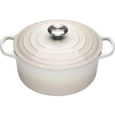 Le Creuset Other Pots Le Creuset Meringue Signature Cast Iron Round with lid 4.2 L 24 cm