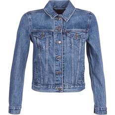 Levi's W32 - Women Clothing Levi's Original Trucker Jacket - Soft As Butter/Blue
