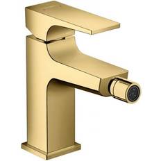 Wall Mounted Bidet Taps Hansgrohe Metropol (32520990) Polished Brass