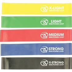 Resistance Bands Fitness-Mad Mini-Power Loop Set Resistance Bands 5-pack