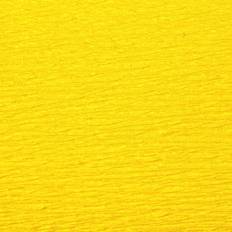 Yellow Silk & Crepe Papers Crepe Paper Lemon Yellow 2.5x0.5m 10 sheets