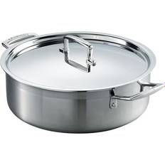 Le Creuset Stainless Steel Sauteuse Le Creuset 3-Ply with lid 28 cm