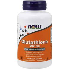 Glycine Supplements Now Foods Glutathione 500mg 60 pcs