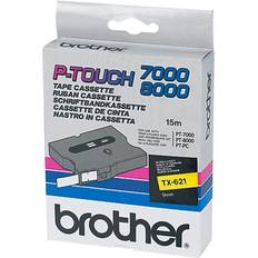Brother Desk Tape & Tape Dispensers Brother TX-621 (Black on Yellow)