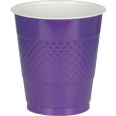 Amscan Plastic Cup Purple 10-pack