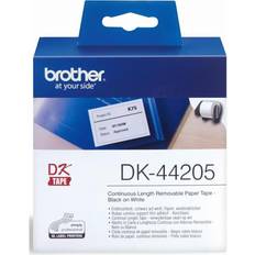 Brother DK Tape Black on White