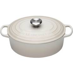 Le Creuset Meringue Signature Cast Iron Oval with lid