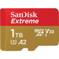 1tb sd card SanDisk Extreme microSDXC Class 10 UHS-I U3 A2 190/130MB/s 1TB +Adapter