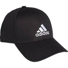 Girls - L Caps Adidas Junior Baseball Cap - Black/Black/White (FK0891)