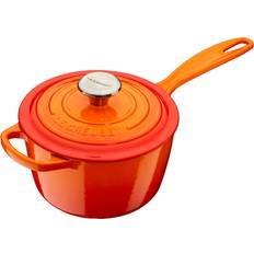 Le Creuset Cast Iron Sauce Pans Le Creuset Volcanic Signature Cast Iron with lid 1.5 L 16 cm