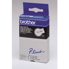 Brother P-Touch Labelling Tape Black on White
