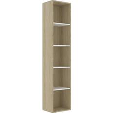 Natural Shelves vidaXL Cabinet Book Shelf 189cm