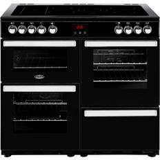 100cm - Timer Ceramic Cookers Belling Cookcentre 100E Black