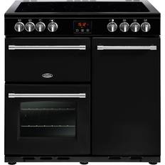 Belling 90cm Ceramic Cookers Belling Farmhouse 90E Black