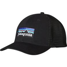 Patagonia Men Headgear Patagonia P-6 Logo Trucker Hat - Black