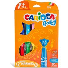 CARIOCA Baby Teddy Marker Round Nib 12pcs