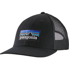 Patagonia Men Clothing Patagonia P-6 Logo LoPro Trucker Hat - Black