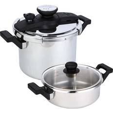 Prestige Stainless Steel Pressure Cooker Set