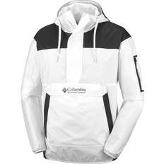 Men - Outdoor Jackets - White Outerwear Columbia Challenger Windbreaker - White/Black