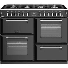 Stoves 110cm - Black - Freestanding Gas Cookers Stoves Richmond Deluxe S1100DF Black