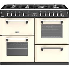 Stoves 110cm - Black - Freestanding Gas Cookers Stoves Richmond Deluxe S1100DF Beige, Black