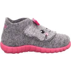 Wool First Steps Children's Shoes Superfit Happy - Light Grey