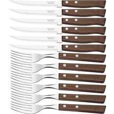 Stainless Steel Cutlery Tramontina Churrasco Flatware Barbecue Cutlery Set 35.5cm 12pcs