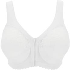 Glamorise The Front Close Wire-Free Support Bra - White