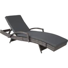 Natural Sun Beds Garden & Outdoor Furniture tectake Océane