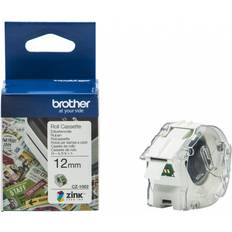 Green Label Makers & Labeling Tapes Brother Roll Cassette White