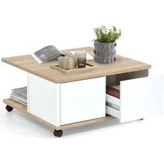 FMD Mobile Coffee Table 70x70cm