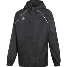 Adidas Rainwear adidas Kid's Core 18 Rain Jacket - Black/White (CE9047)