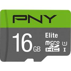 PNY Elite microSDHC Class 10 UHS-I U1 85MB/s 16GB +SD adapter