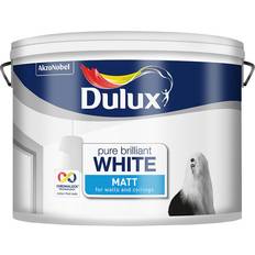 Dulux brilliant white matt Dulux Matt Wall Paint Brilliant White 10L