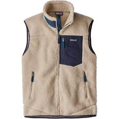 Beige - Men Outerwear Patagonia Classic Retro X Fleece Vest - Natural
