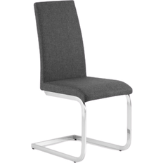 Silver/Chrome Kitchen Chairs Julian Bowen Roma Kitchen Chair 100cm 2pcs
